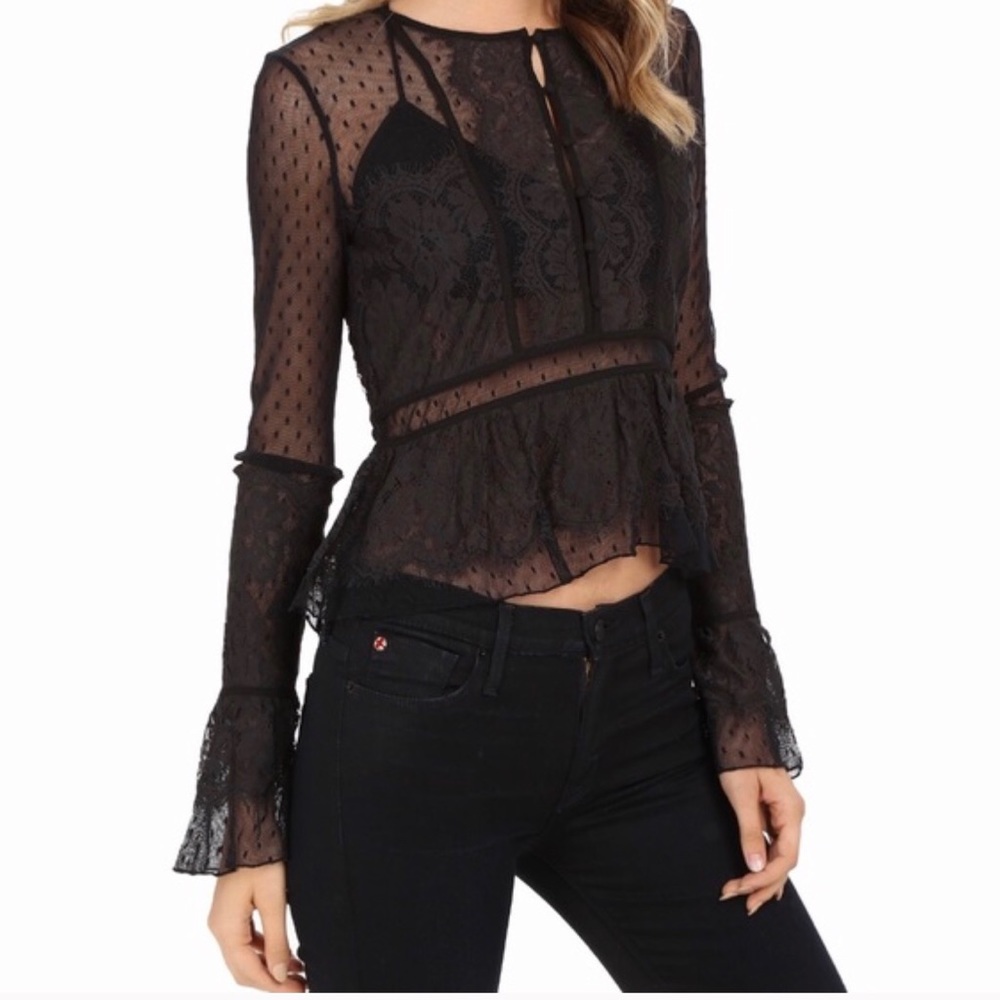 FREE PEOPLE lace top